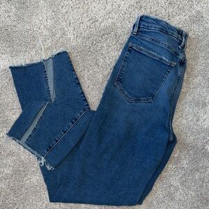 Good American Dark Blue Ankle Jeans